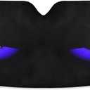 Blue Evil Eyes Windshield Sun Shade - Foldable Car Front Window Sunshades for Most Sedans SUV Truck, Blocks UV Rays and Keeps Your Vehicle Cool (55*27.6inch)
