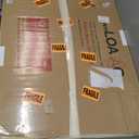 LOAAO Black Metal Framed Bathroom Mirror for Wall, 22X30 Inch Rounded Rectangle Mirror, Matte Black Bathroom Vanity Mirror Farmhouse, Anti-Rust, Hangs Horizontally or Vertically