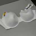 sheroine Minimizer Underwire Full Coverage Unlined Seamless Bra Women's Plus Size Unpadded Everyday Support Bras (36DDD, White)