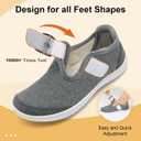 BARERUN Womens Slippers Barefoot Bedroom House Shoes for Women Wide Non-slip Diabetic Orthopedic Neuropathy Swollen Bunions Arthritis Edema Indoor Outdoor Slippers