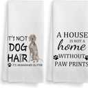 Weimaraner Dog Kitchen Towels and Dishcloths Set of 2 Gifts, Weimaraner Dish Towel, Dog Dish Towel Decorative Gifts for Weimaraners Lovers, Dogs Hand Towels, 1624 Inches