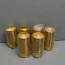 300 Pack Cupcake Liners Cups Baking Bulk Disposable Foil Muffin Liners 4 oz Wrappers for Baking Aluminum Paper Mini Cupcake Holders Metallic Holiday Party Wedding Festival Supply (Gold,4 oz)