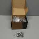 Chibery 30 Pack 1/2" Overlay 3D Soft Close Concealed Hinge for Face Frame Door, Self Closing Hinges, 105 Smooth Slow Close Quite, Hidden Stainless Steel Hinge for Kitchen Cabinet Door, Satin Nickel