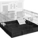 Aivituvin Pet Playpen Guinea Pig Cage Small Animal Rabbit Exercise Pen with Waterproof Floor Liner - Extension Playpen ONLY