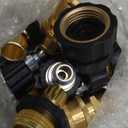 WOJET Pressure Washer Adapter Set, Quick Disconnect Kit, M22 Swivel to 3/8'' Quick Connect, 3/4" to Quick Release, M22 to M22 Convert