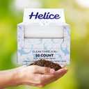 2 x Helice Face Towels, 10"12" Disposable Face Towel, Face Towelettes XL, Ultra Soft Makeup Remover Dry Wipes, Thick Face Towel for Sensitive Skin, 50 Count (1 Pack)