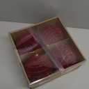 Burgundy Velvet Christmas Ornaments Large Christmas Balls Ornaments 4.7" Dark Red Velvet Ornament for Christmas Tree Balls Xmas Wedding Holiday Halloween 4PCS Big Flocked Decorative Hanging Ornament