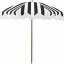 Rayjee 6.5FT Outdoor Patio Umbrella with Fringe, Boho Beach Umbrella | UV Protection | Tilt & Adjustable Height | Portable 2-Piece Aluminum Pole | Perfect for Pool, Garden, Party & Beach