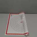 Silicone Baking MatNon Stick Rolling Dough with Measurements for Pie Pizza Cookies Fondant MakingExtra Thick Non Slip Silicone Pastry Mat (XXL-24"32", Red)