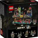 LEGO NINJAGO Micro City Markets Building Set 40706, Collectible Market Model, 365 Pieces, Ages 10+