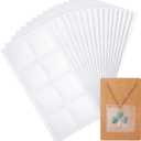 Sureio 360 Pieces Necklace Chain Adhesive Pouch for Jewelry Display Cards Necklace Packaging Pocket Jewelry Packaging Bag for Selling Storage Clear Plastic Loose Chain Pockets Holder