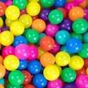 Markdang 100PCS Ball Pit Balls 8 Colors Plastic 2.1-2.2" Crush Proof Playpen Balls with Zip Storage Bag, Phthalate & Bpa Free for Babies Crawl Tunnel, Ball Pit & Trampoline