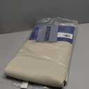 CUCRAF Light Beige Blackout Curtains 72 inch Length 2 Panels Set, Rod Pocket Room Darkening Drapes for Bedroom Living Room, Insulated Thermal Light Blocking Window Curtain (W52 x L72 Inch)