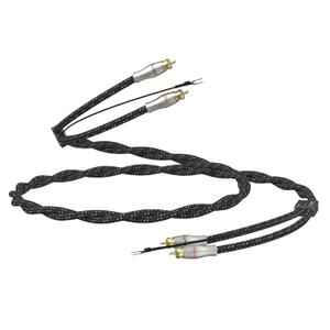 Preffair 1.5M/5FT High End Turntable RCA Cable with Ground Cable Gold Plated Dual RCA Connectors Stereo Interconnecting Wire for Phono Preamp, Record Player, Amplifier
