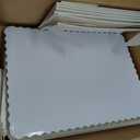 10 Sets 19x14x4in Rectangle Cake Boxes with Boards, White Large Bakery Boxes with Window for Quarter Sheet Cakes Donuts Cupcakes Pie Package
