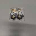 Straw Covers for Stanley Cup Accessories: Black Decorations for Stanley 30 oz & 40 oz Tumbler with Handle, Bling Letter Charms and Flower Silicone Straw Cap Topper, Trendy Stuff for Teen Girls & Women