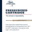 Fisher Space Pen Fine Point Pressurized Cartridge Refill, Green Ink, 2 Pack