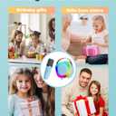Mini Karaoke Machine Speaker for Kids Adults, Portable Bluetooth with 2 Wireless Microphones, Children's Day Birthday Gift Ideas for Toys for Teens Boys and Girls Aged 4, 5, 6, 7, 8, 9, 10, 11, 12+