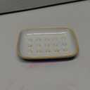 Soap Dish for Shower, Ceramic Soap Dish for Large Soap Bars, Non-Slip Soap Holder & Saver Tray with Floating Point Design for Bathroom, Shower, Kitchen Sink, Save Soap Loss (Grey)