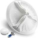 W10902814 Washer Washplate Fit for May-tag MVWB835DW0 MVWB855DC0 MVWB855DW0 MVWX655DW0 MVWX655DW1 MVWX655DW2 MVWB835DW4 MVWB855DC3 MVWB835DW3 MVWB755DW0 MVWB835DC0 MVW7232HW1 7MMVWB835EW0 7MMVWB855EC0