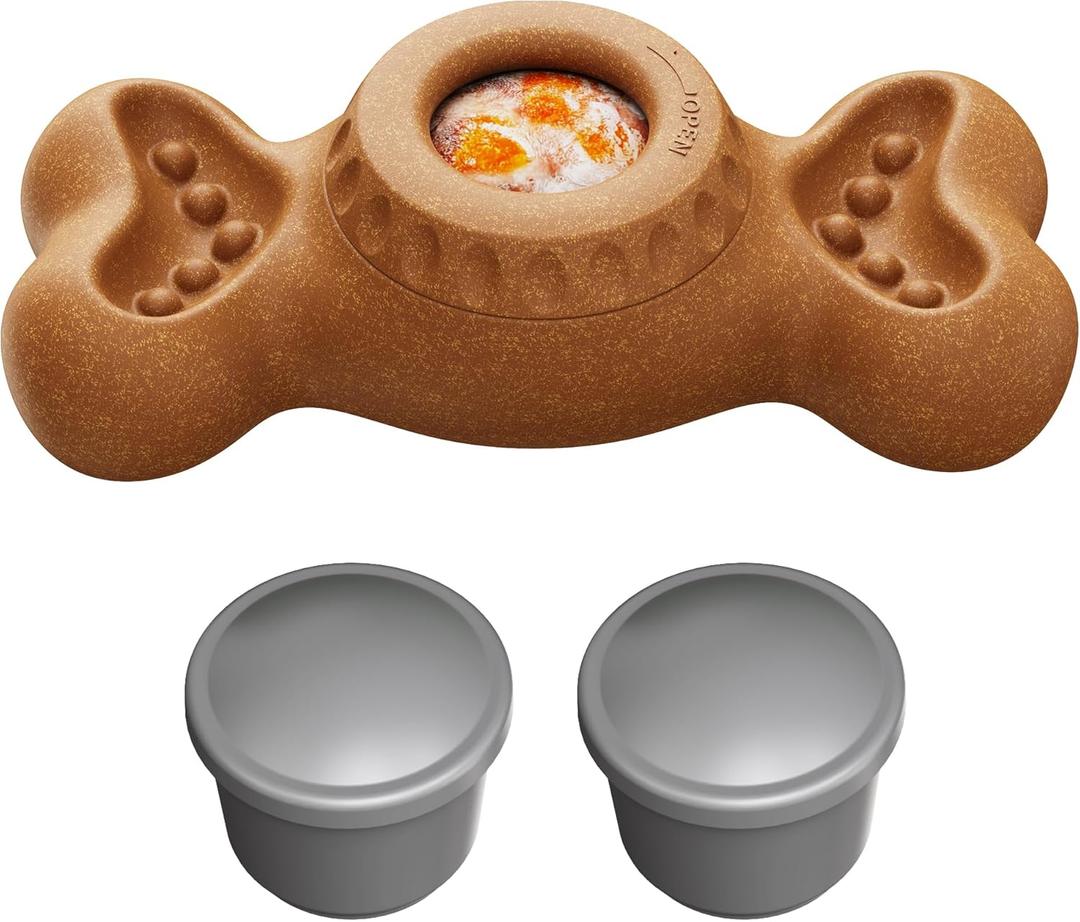 Dog Frozen Treat Toys to Keep Them Busy - Interactive Dog Puzzle Toys with Frozen Mold, Indestructible Aggressive Chew Toys for Large Dogs, Food Grade-Easy to Clean-Reduce Anxiety-Safe Chewing