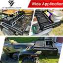 JY Performance ATV Rear Cargo Basket, Universal ATV Racks and Baskets Storage Rack for Camping/Fishing/Beach Side/Hiking