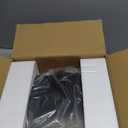 Hand Dryers for Bathrooms Commercial - Electric Hand Dryer - Ultra High-Speed 1400W Fast Drying - LX-3861 Black (Rectangel)