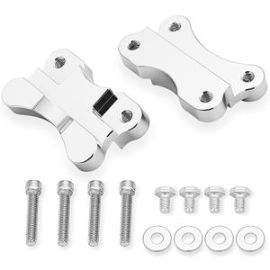 Mofun Softail Front Fender Spacer Relocator Riser Brackets Kit Compatible with Harley Softail Fat Boy Deluxe Heritage Classic Slim 1986-2017 21" Wheel Model