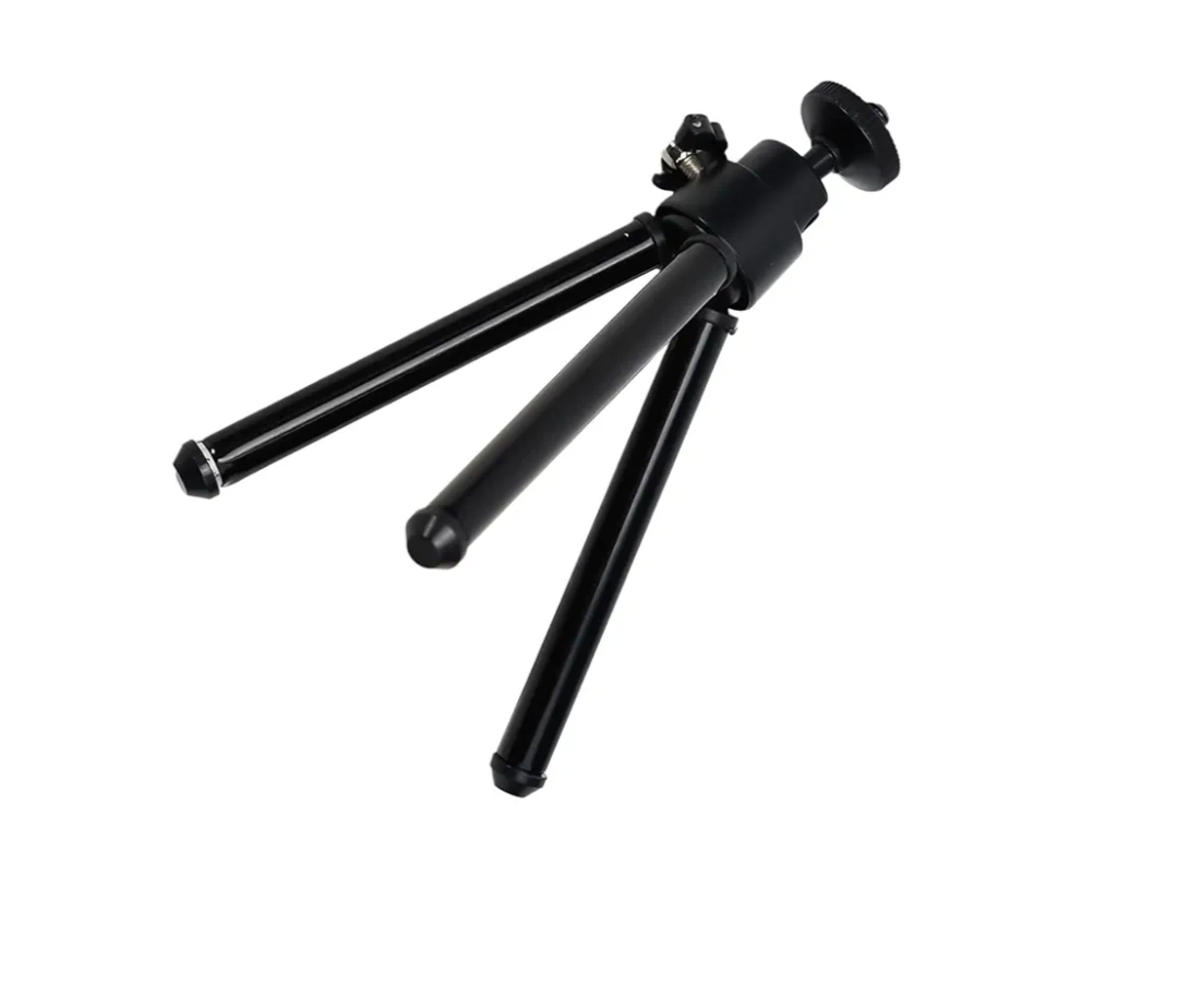 Compact Mini Tripod Lightweight Design, Easy to Put in a Bag or Pocket(Black)
