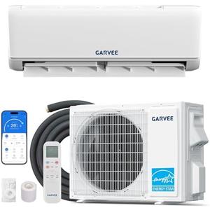 Garvee 12000 BTU 21 SEER2 Mini Split AC & Heat Pump, Air Coditioner with Energy-Star and Buit in WiFi, APP Control Compatible with Alexa, 208-230V, Cools Heat Room Up to 750 Sq.ft