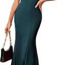 sexycherry Formal Dresses for Women Cocktail Sexy Off Shoulder Floor Length Long Evening Party Dress with Zipper M