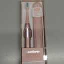 Aquasonic Icon ADA-Accepted Rechargeable Toothbrush | Magnetic Holder & Slim Travel Case | 2 Brushing Modes & Smart Timers | Gentle Micro-Vibrations (Blush) (1 Count (Pack of 1))