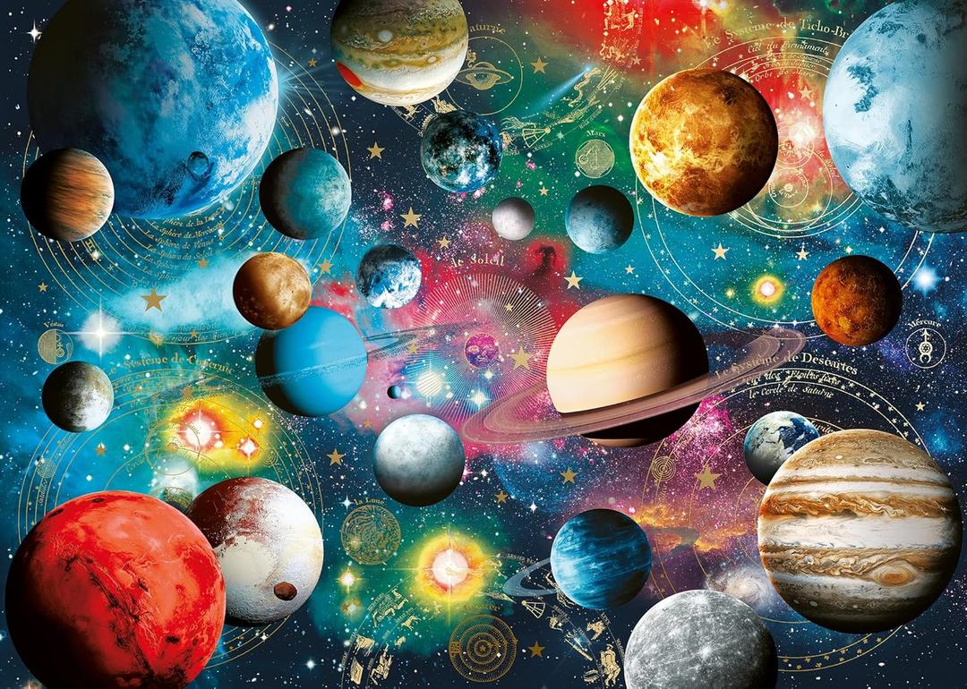 Ravensburger Planetarium 500 Piece Jigsaw Puzzle - Large Format for All Ages | Every Piece Unique with Softclick Technology | Matte Finish for Vibrant, Glare-Free Imagery | FSC-Certified Materials