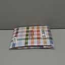 Heavy Duty Vinyl Tablecloth with Flannel Backing Waterproof Oil-Proof Plastic Table Cloth Stain-Resistant Wipeable Rectangle or Square Table Cover for Indoor and Outdoor (Color Checkered,52x70 Inch)