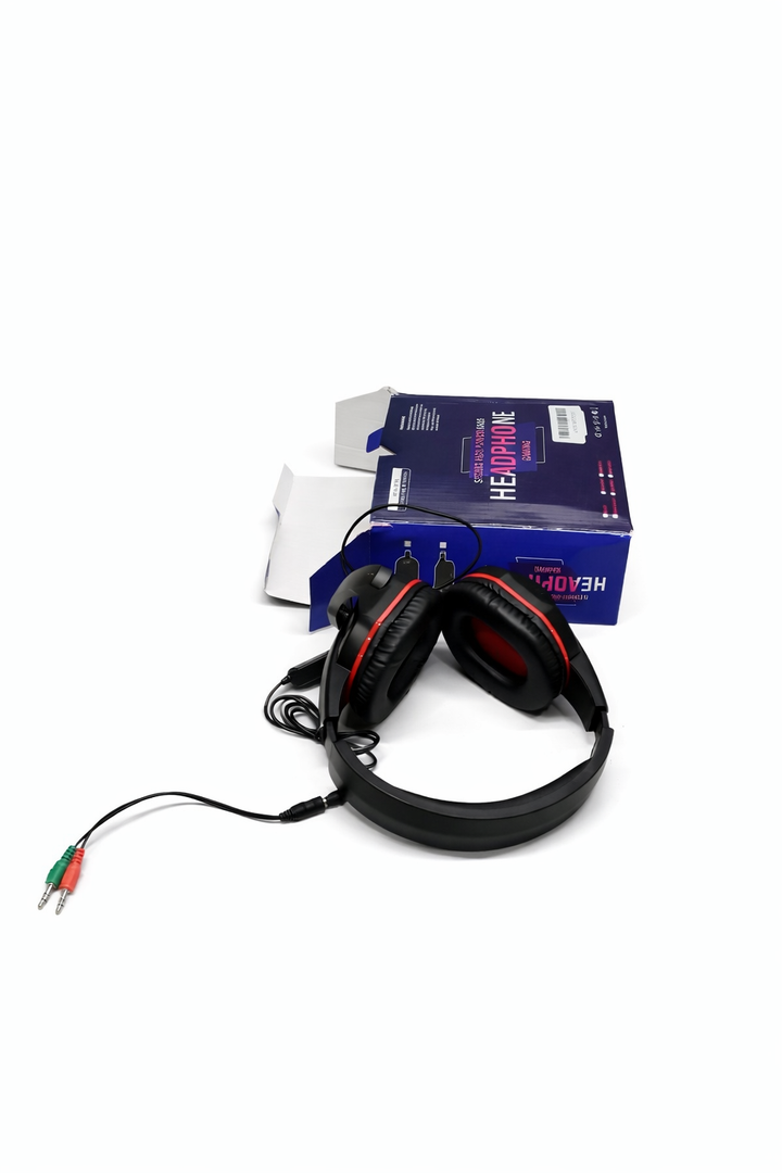 3.5mm Port Wired Gaming Headset with Mic Volume Control,Stereo Bass Noise Isolation for PS4 New Xbox One PSP PC Laptop Tablet Cellphones,Green&Red