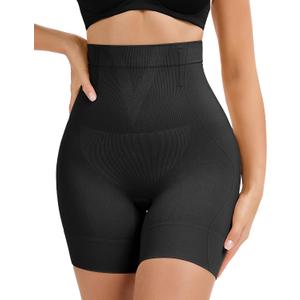Shapewear Tummy Control Shorts - High Waisted Shapewear Underwear Body Shaper Butt Lifting Shorts Under Dresses (Small)