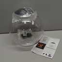 Koller Products 1-Gallon Globe Fish Bowl, Impact- Resistant Plastic Aquarium Starter Kit with LED Lighting, Built-in Timer, Crystal-Clear Clarity, Desktop Fish Tank for Home Dcor