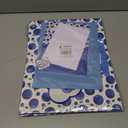 2 x 13'' Large Blueberry Happy Birthday Gift Bag Set with Handles, Greeting Card, Tissue Papers and Stickers for Boys Girls Kids Teens Women Men, Fruit Themed Birthday Design, 1 Pcs