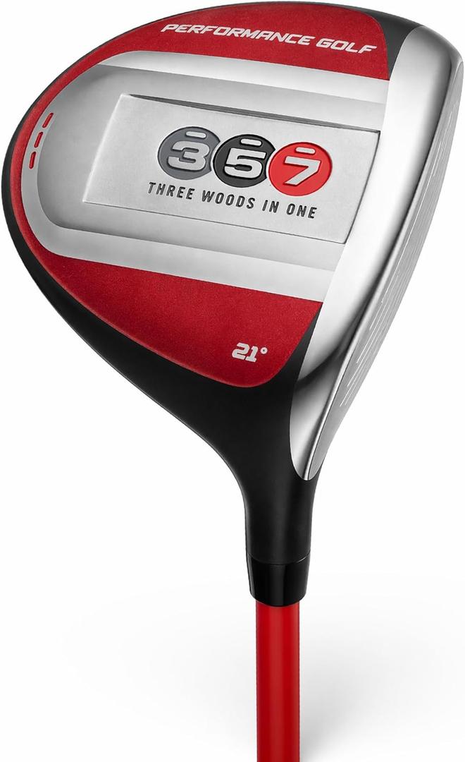 Performance Golf 357 Fairway Hybrid, 21 Degree Loft, Right