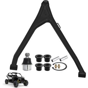 Left Front Driver Lower A Arm Kit Compatible with Can-Am Maverick X3 72" 2018-2021 Lower Control Arm with Ball Joint and Swing Arm Bushing Sleeve Kit 706204733 706204409 706202045