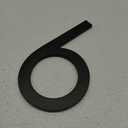 8 Inch Floating House Numbers, Address Numbers For Houses Large Black Exterior Street Metal Modern House Numbers for outside Floating Mount Or Flush Mount Aluminum Home Door