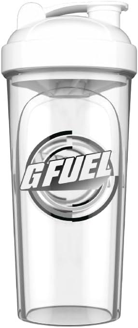 G Fuel Winter White 2.0 Shaker Bottle, Drink Mixer for Pre Workout, Protein, Smoothie, Meal Replacement Shakes, Energy Powder- 24 oz