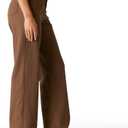 Levi Strauss Signature Gold Women's Heritage High-Rise Loose Straight Jeans Stretch Denim  (Brown), 14/W32