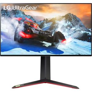 LG 27GP95R-B 27 Ultragear UHD (3840 x 2160) Nano IPS Gaming Monitor w/1ms Response Time & 144Hz Refresh Rate, NVIDIA G-SYNC Compatible & AMD FreeSync Pro, Adjustable Tilt, Height, Swivel & Pivot