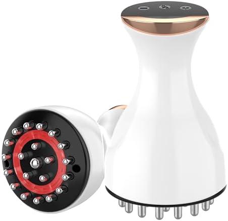 Lymphatic Drainage Massager, 35-Speed 4-in-1 Portable Lymphatic Drainage Tool Body Sculpting Machine Suitable for Abdomen, Arms, Back & Legs, Heat & Vibration Promotes Circulation Sculptigue(White)