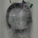 Eapele 4 ft Cable Protector Cord Cover for Floor, Heavy Duty PVC Duct Easy to Unroll, Prevent Trip Hazard for Home Office or Outdoor Settings (4 feet-1pc, Yellow & Black)