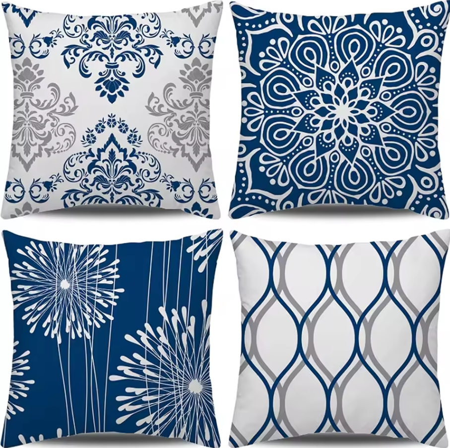 Pillows Case Set Of 4 Size 16x16