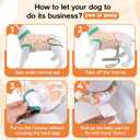 HeavenEye Dog Surgery Recovery Suit Onesies-Soft Cone Alternative for Female & Male Dogs, Post-Op Protective Wear, Stop Licking, Comfy Body Suit for Spay/Neuter After Surgery (Orange, 2XL)
