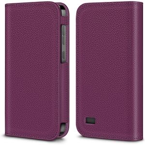 PU Leather Protective Case for Omnipod 5, Lightweight Protective Diabetic Storage Carrying Case for Omnipod 5 Device (Purple)