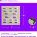Ceramic Flame Tamer for Sam's Member's Mark Y0101XC Y0202XC 04ANG,Bakers & Chefs Y0005XC,FiestaGT40045,Grand Hall GC-2000,Turbo Gas Grill Models. 4 Packs, 8 L X 7 W X 1/2 H